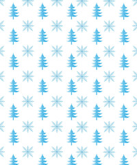 pattern christmas background with snowflakes