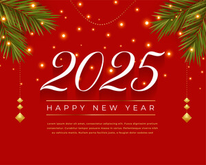 decorative 2025 new year party background design