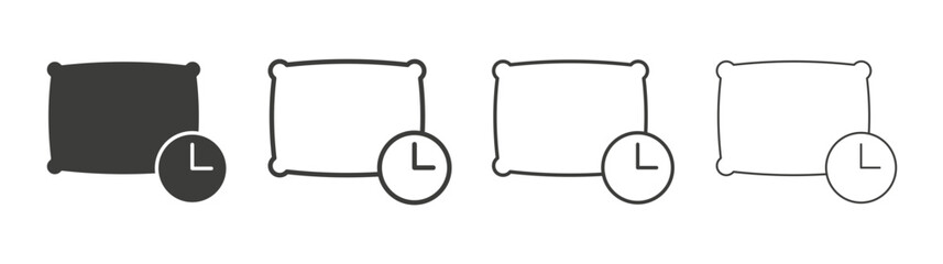 Bedtime icon pack. vector illustration