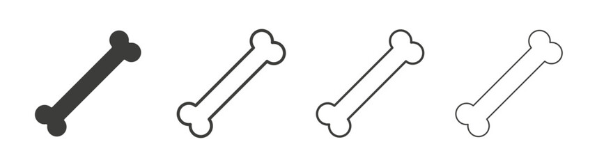 Bones icon pack. vector illustration