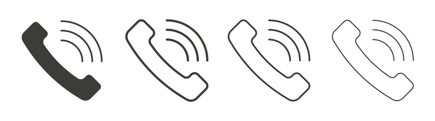 Call icon pack. vector illustration
