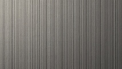 Fototapeta premium High-Resolution Gray Carpet Texture, Detailed Vertical Lines on Beige Background, Top-Down View for Design Projects
