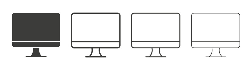 Computer icon pack. vector illustration