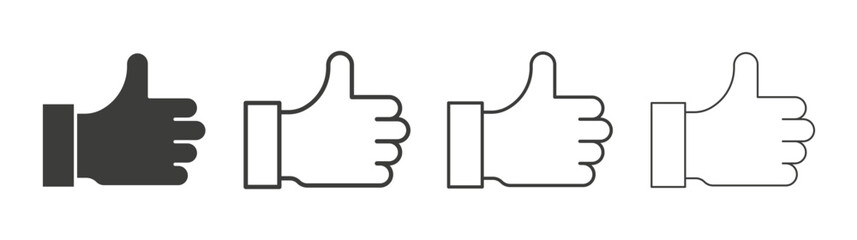 Like icon pack. vector illustration