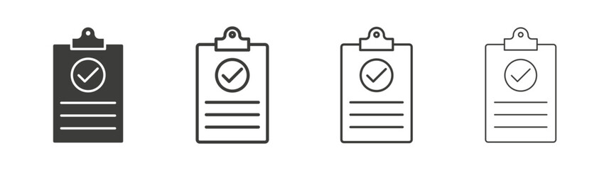 Result icon pack. vector illustration