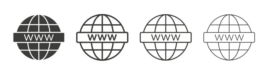 Website icon pack. vector illustration