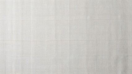 Fototapeta premium Close-up White Linen Fabric Texture, Burlap Patterned Canvas, Soft Grey Textile Wallpaper Background