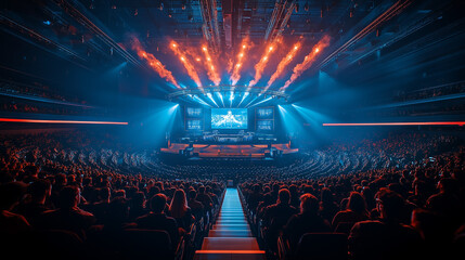 pro gamer man in headphones live streaming while playing online computer game, neon lights, esports, gaming, monitor, play, young, player, internet, enjoyment, cyber, e sport.