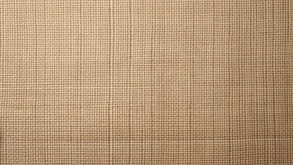 Fototapeta premium Beige Linen Fabric Texture, Close-Up Burlap Background for Design & Wallpaper