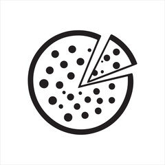 Cheese silhouette vector Line icon design whit a white background.