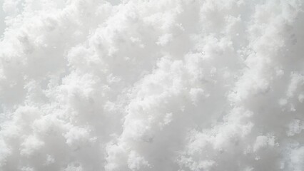 Abstract White Polystyrene Foam Texture, Close-Up of Bubbly, Spotty Plastic Film Background with Polychromatic White Color