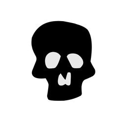 halloween silhouettes black icon