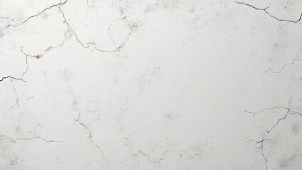 Obraz premium Cracked White Plaster Wall Texture, Rough Stucco Background for Design & Wallpaper