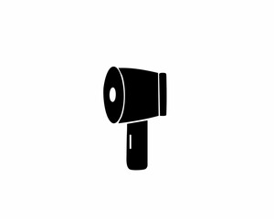 Hair Dryer Icon - Hair Styling, Beauty, and Grooming Symbol