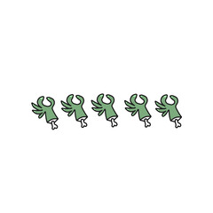 bundle of halloween icon vector