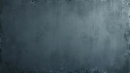 Fototapeta premium Dark Grayish-Blue Grunge Texture, Muted Gray Roughly Painted Wall Background