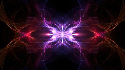 Fototapeta premium Abstract Technology Background - a dynamic and futuristic visual. The light effect lines create a sense of motion and innovation, ideal for modern digital designs.