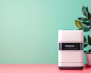 Detailed view of a thermal cycler used in polymerase chain reaction PCR for DNA amplification