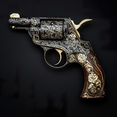 Ornate Engraved Revolver: A Collector's Dream