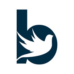 Obraz premium Modern Bird-Inspired Minimalist Logo Design