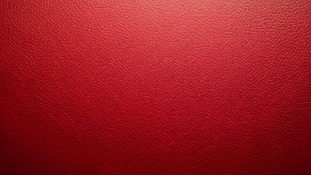 High-Resolution Red Leather Texture Background, Close-Up Detailed Professional Photograph of Rich Crimson Leather Grain for Design Projects