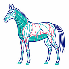 Horse vector illustration 