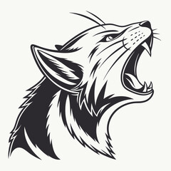 Obraz premium head of a cat