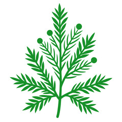 Obraz premium illustration of a Christmas tree