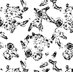 Obraz premium allover floral pattern wave blurry hand made styles flower with random placement digital print blossom different types of artistic texture effect blooming garments complete fabric cover page banner.