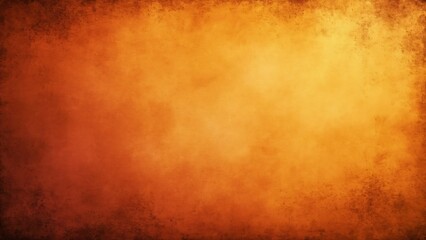 Obraz premium Aged Orange & Brown Textured Background, Vintage Paper Design, Warm Gradient, Space for Text