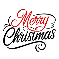 Happy Merry Christmas Vector illustration