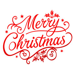Happy Merry Christmas Vector illustration
