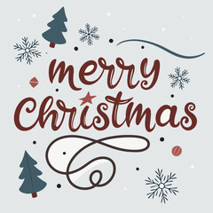 Merry Christmas vector illustration