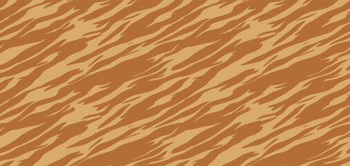 Vintage tiger skin seamless pattern.