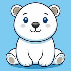 Naklejka premium Bear cartoon vector illustration