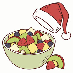 salad vector illustration