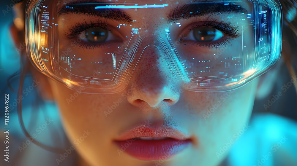 Poster future vision: exploring augmented reality glasses and digital interfaces