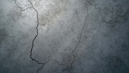 High-Resolution Top View of Cracked Asphalt-Gray Concrete Texture, Flat Lay Photography - Detailed Gray Concrete Floor Background
