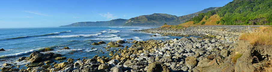 Kaikoura Panoramic Coastline, Canterbury, New Zealand