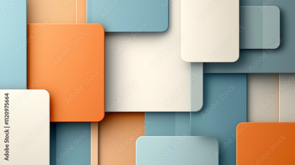 Poster aerial view of a vibrant digital workspace dynamic abstract design for creative minds