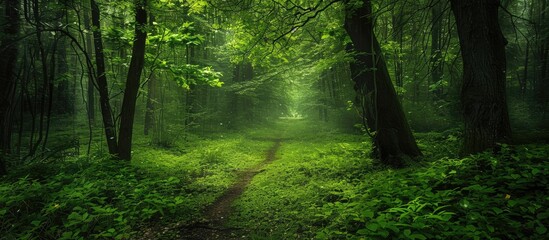 Obraz premium Enchanted Forest Path