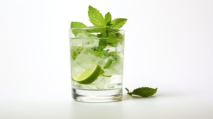 mojito cocktail with mint and lime