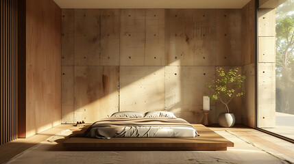 modern bedroom interior