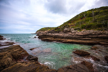 Natural Pool with Emerald Waters at Praia da Foca - Búzios, Rio de Janeiro, Brazil