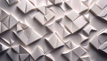 Subtle geometric patterns, lightly embossed or faint shapes scattered across a plain backdrop, creating a clean, modern aesthetic