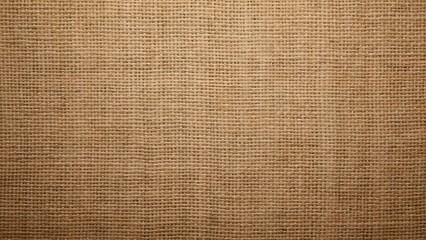 High-Resolution Burlap Texture, Brown Jute Fabric Background with Space for Text, Ideal for Vintage Designs and Rustic Wallpaper