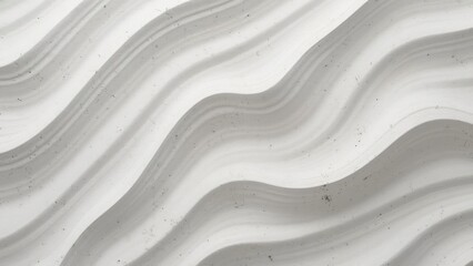 Obraz premium Abstract White Sandstone Texture, Wavy Patterns Background for Design & Decoration