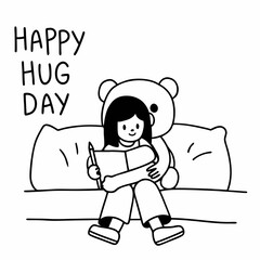 happy day illustration vector art, 