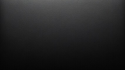 Obraz premium High-Resolution Detailed Close-Up of Black Leather Texture Background, Grainy Fabric Surface, Black Color, Detailed Texture