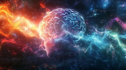 a computer generated image of a human head